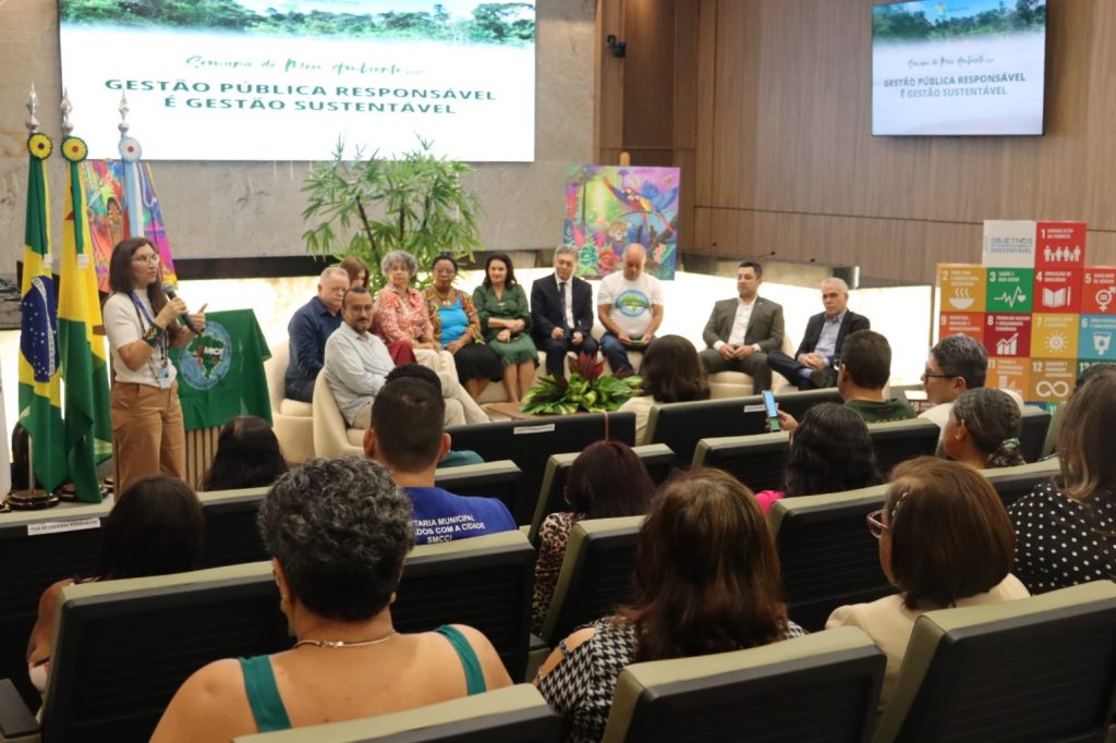 TCE-AC ABRE SEMANA DO MEIO AMBIENTE COM APRESENTAÇÃO DE FERRAMENTAS DE REFLEXÃO E AÇÃO AMBIENTAL